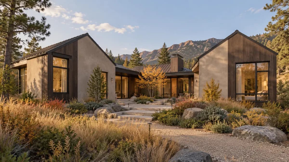 AI-generated fictional home illustration for financing in Colorado; not the financed property